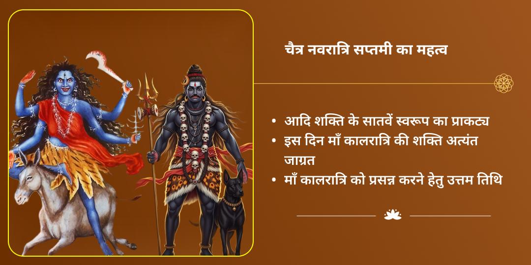 नवरात्रि सप्तमी काल-से रक्षा कालरात्रि-भैरव महा चढ़ावा 