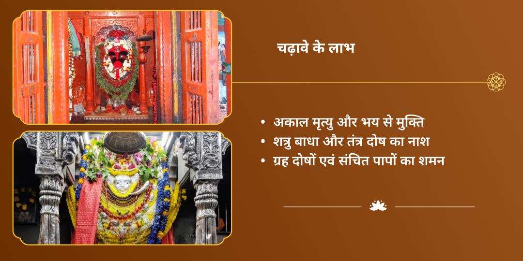 नवरात्रि सप्तमी काल-से रक्षा कालरात्रि-भैरव महा चढ़ावा 