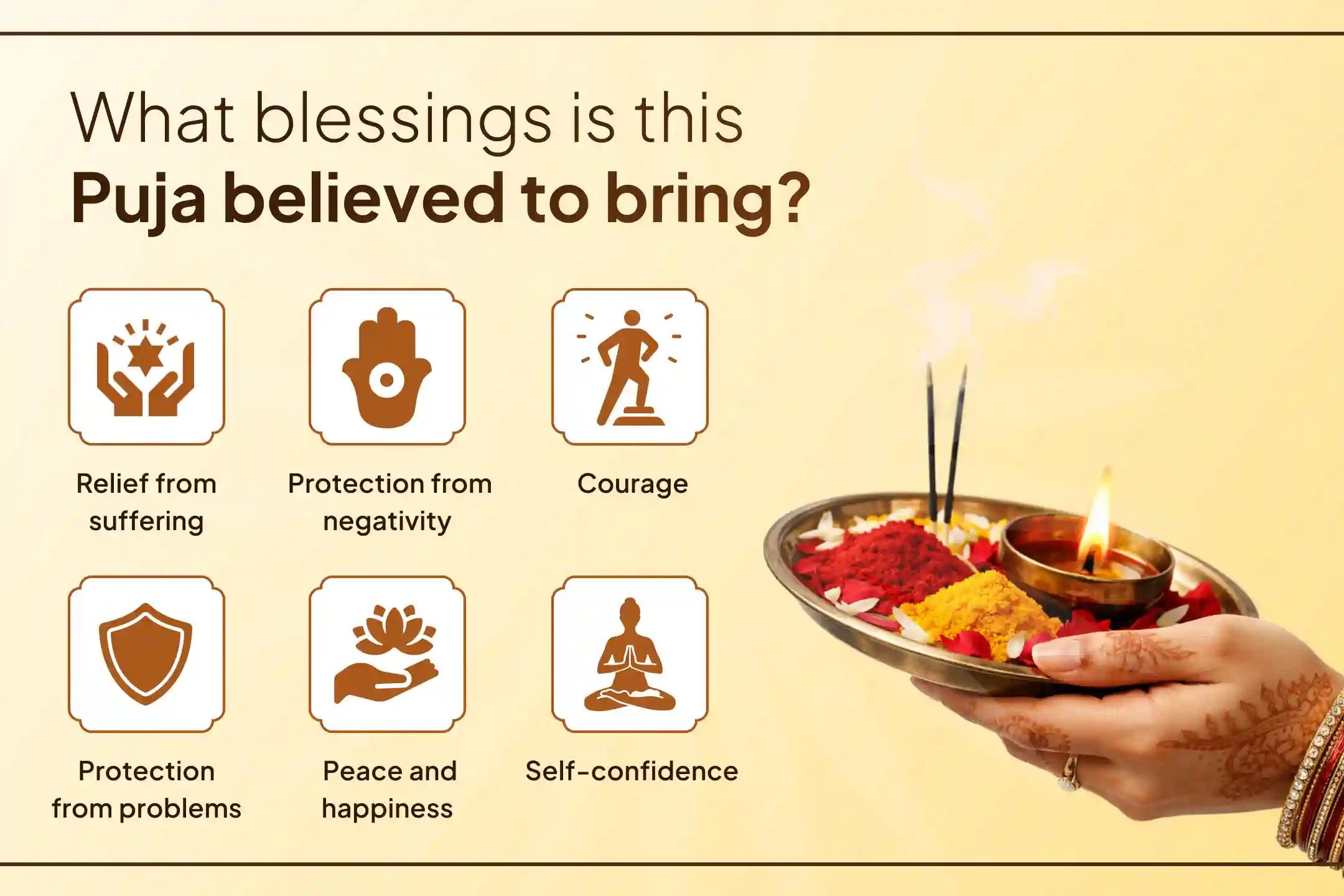 On Navratri Ashtami, open the path to relief from sorrow and unexpected challenges in life through the Maa Kali Mahayagya with divine offerings of 100 kg havan samagri, 100 coconuts, and 100 bhojpatra.
