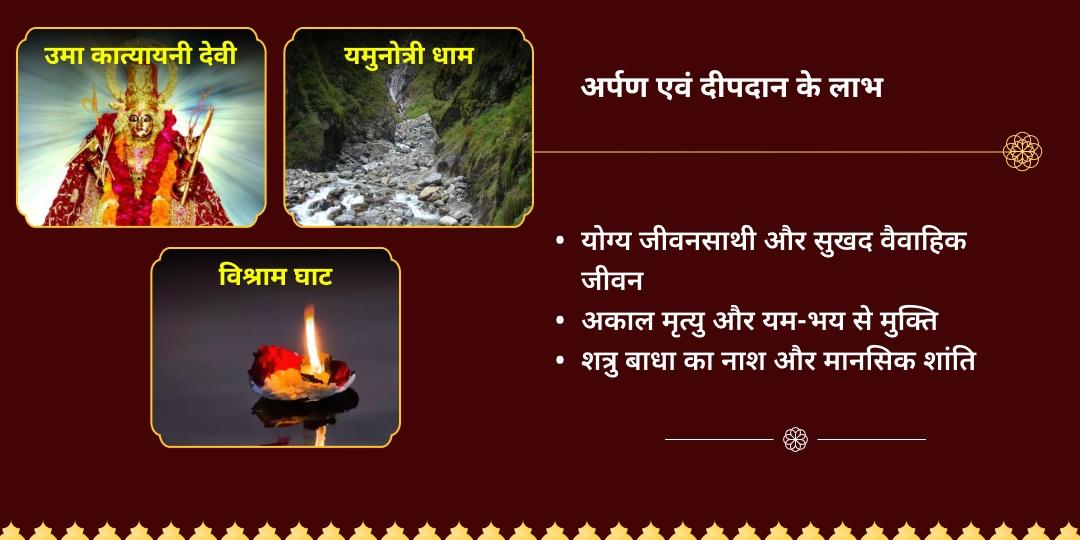 नवरात्रि षष्ठी महायोग देवी कात्यायनी-यमुना जन्मोत्सव अर्पण