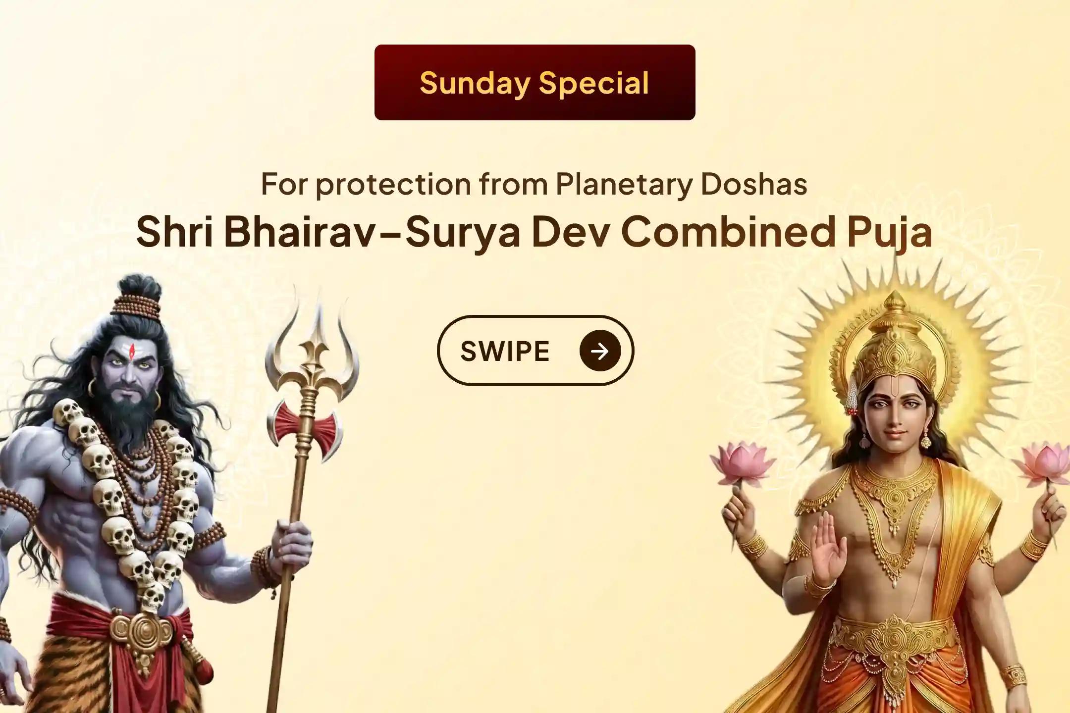 If obstacles and stress are not reducing even after many efforts, then by joining this divine ritual, receive the protection of Bhairav Dev and the energy of Surya, which gives a new direction and confidence in life.