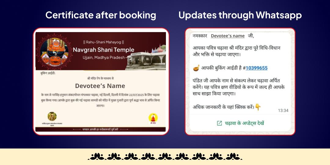 Rahu-Shani Mahayog Shrapit Dosh Shanti Havan Ahuti and Til Tel Abhishek