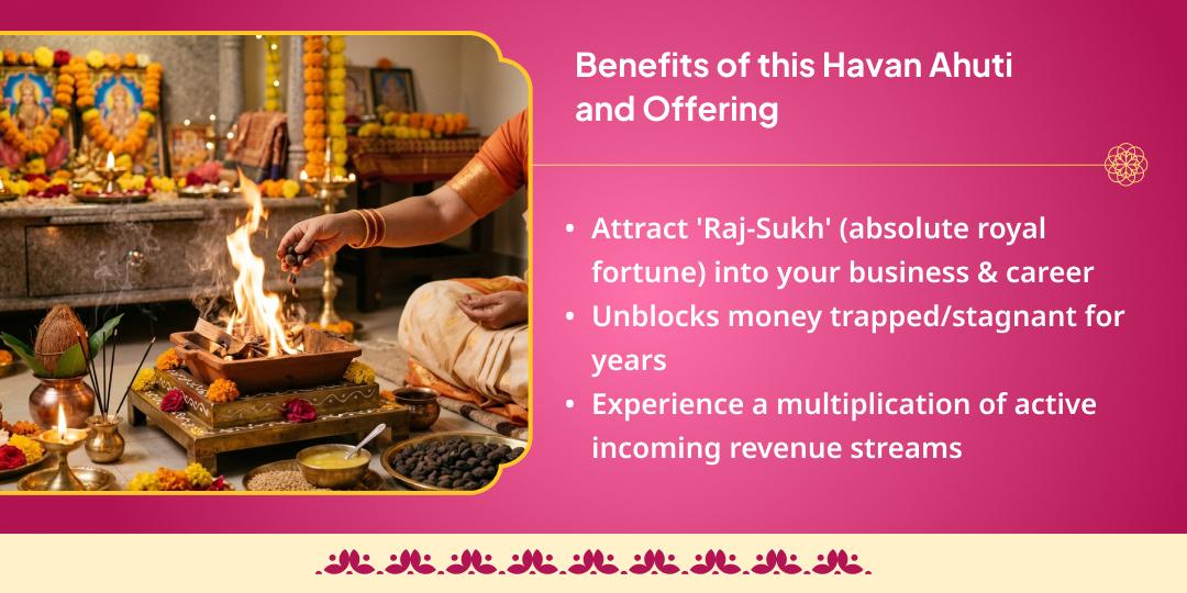 Akshaya Tritiya Ashtalakshmi Siddhi Kamal Gatta Havan Ahuti & Chadhava