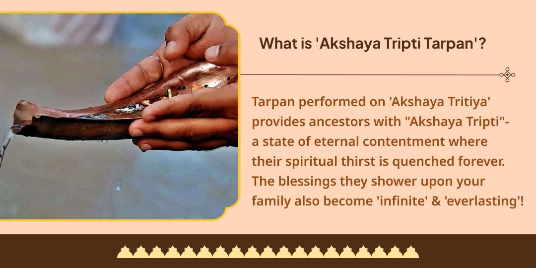 Akshaya Tritiya 'Akshaya Tripti' Gaya Pitru Tarpan