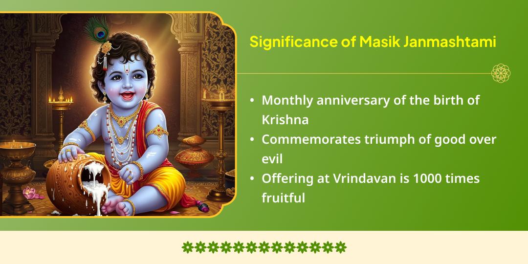 Masik Krishna Janmashtami Shri Krishna Priye Vrindavan Gauseva