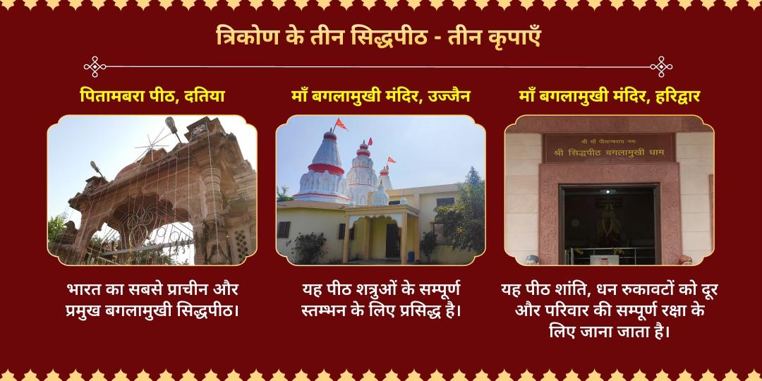 बगलामुखी जयंती त्रिकोण 3 पितामबरा सिद्ध पीठ चढ़ावा