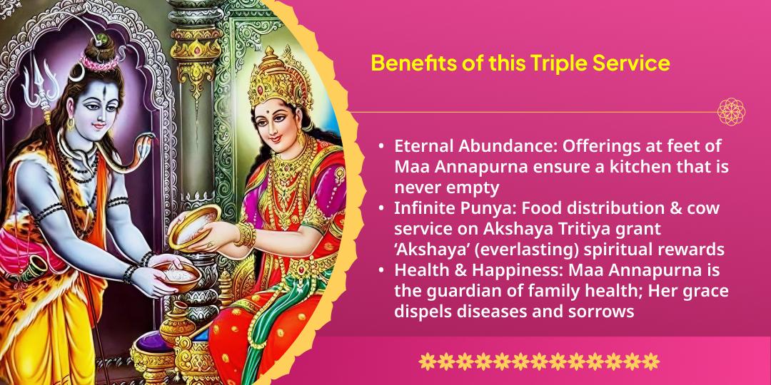 Akshaya Tritiya Maa Annapurna Akshaya Patra Chadhava & Anna Seva