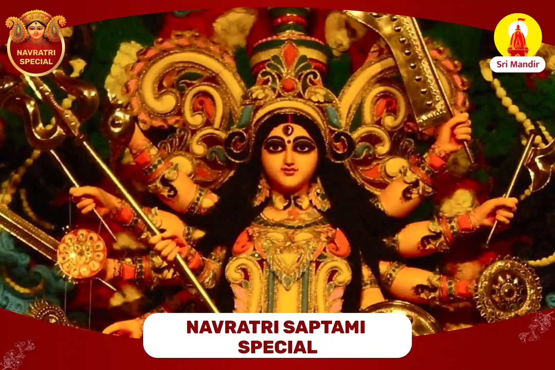Navratri Saptami Special Adishakti Abhishekatmak Mahapuja and Nav Durga Yagya for Strength, Protection, and Fulfilment of Desires