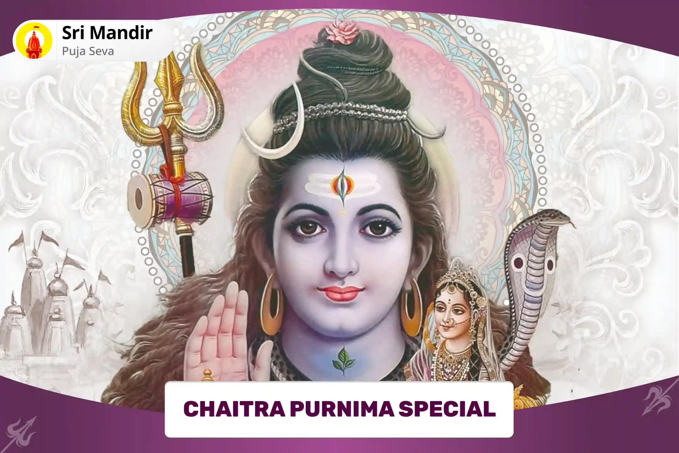 Chaitra Purnima Special Chandra Graha Dosha Shanti Puja and Rudrabhishek for Emotional Stability and Mental Clarity