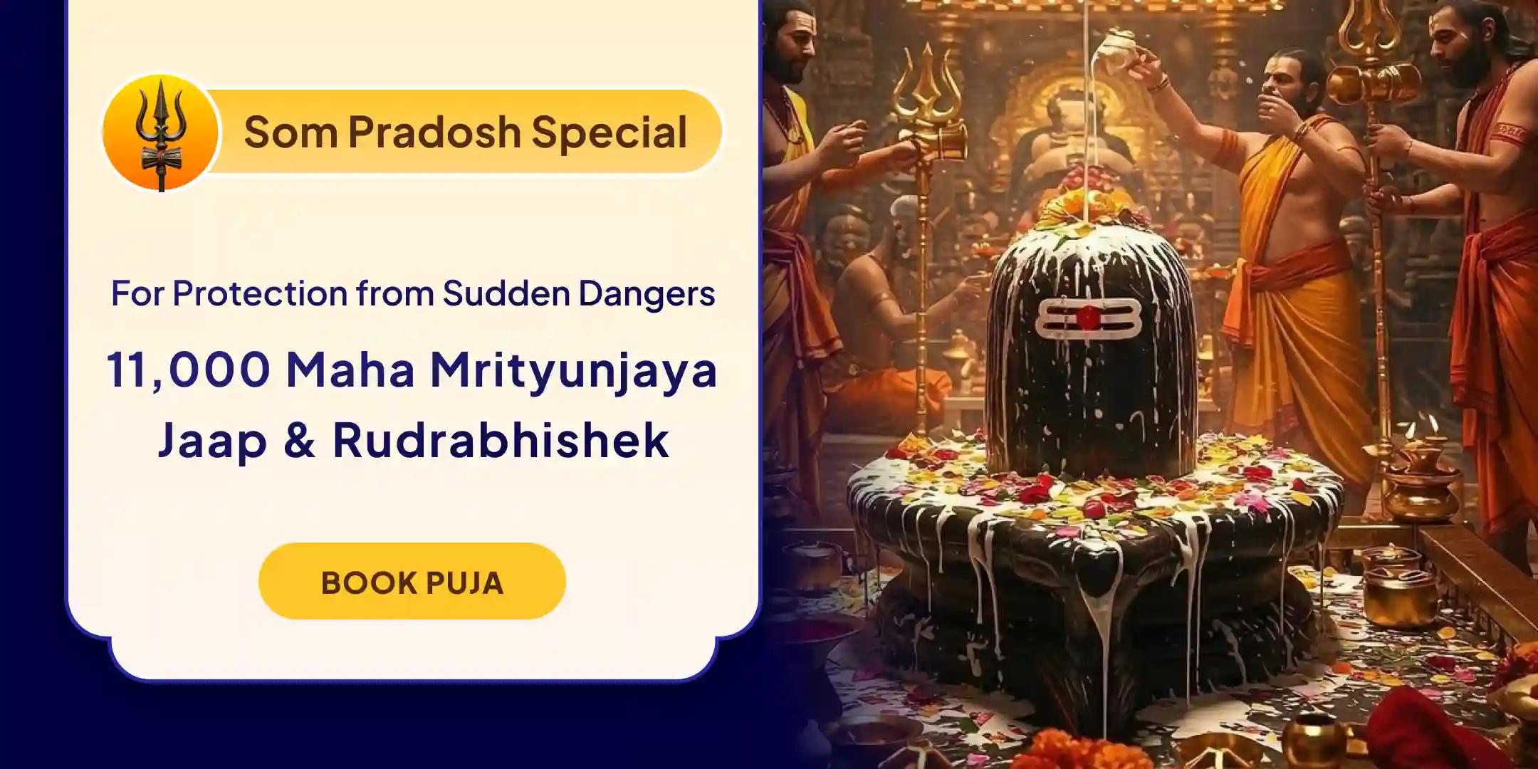 11,000 Mahamrityunjaya Mantra Jaap & Rudrabhishek 11,000 Mahamrityunjaya Mantra Jaap & Rudrabhishek