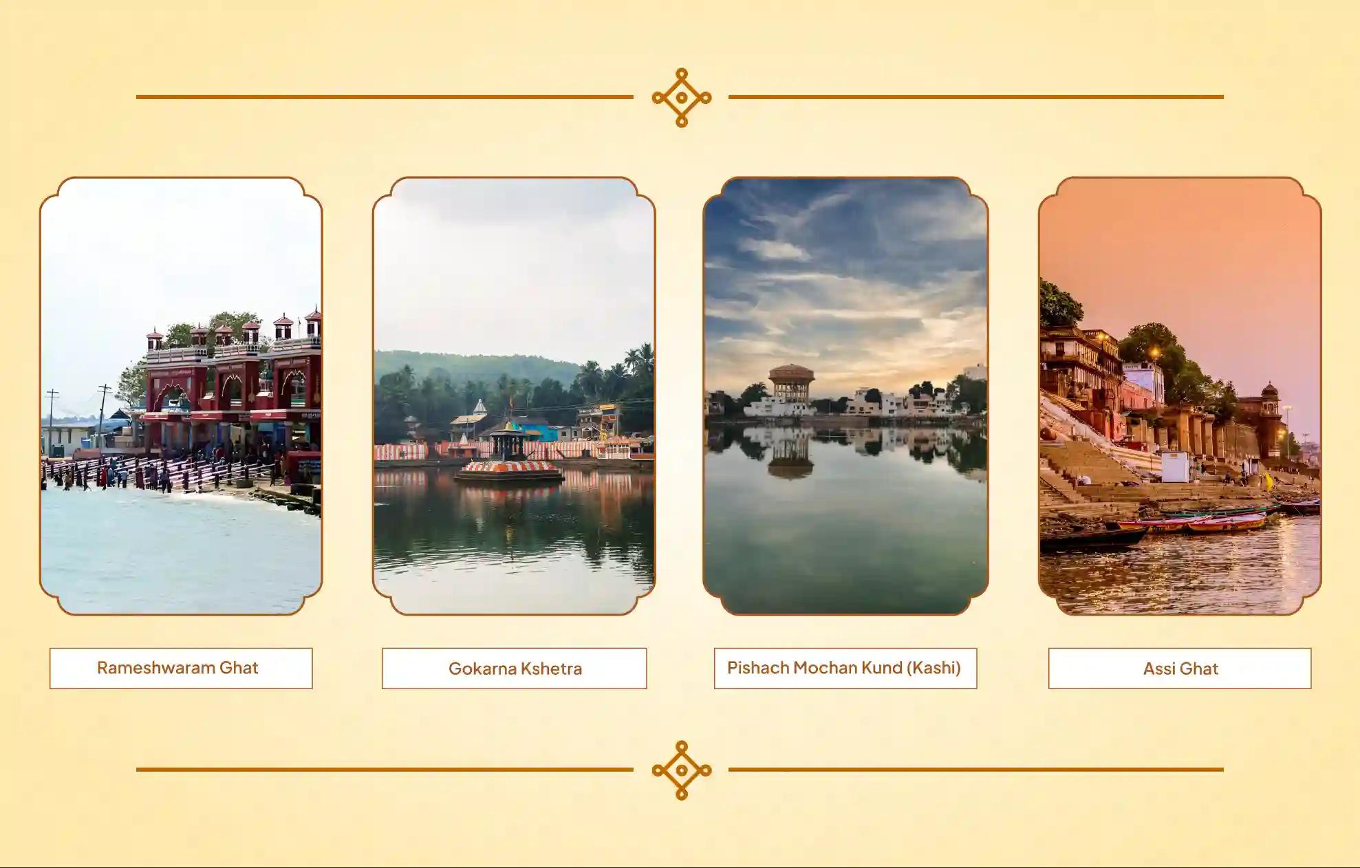 Pishach Mochan Kund, Gokarna Kshetra, Rameshwaram Ghat, Kashi, Gokarna, Rameshwaram Ghat | Uttar Pradesh, Karnataka, Tamil Nadu Pishach Mochan Kund, Gokarna Kshetra, Rameshwaram Ghat, Kashi, Gokarna, Rameshwaram Ghat | Uttar Pradesh, Karnataka, Tamil Nadu