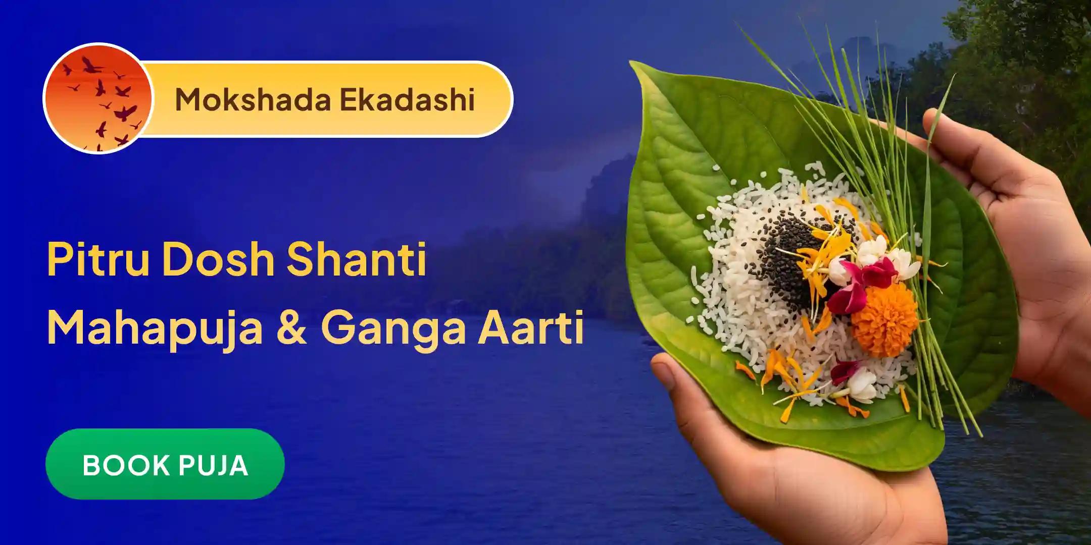 Pitru Dosha Shanti Puja and Kashi Ganga Aarti Pitru Dosha Shanti Puja and Kashi Ganga Aarti