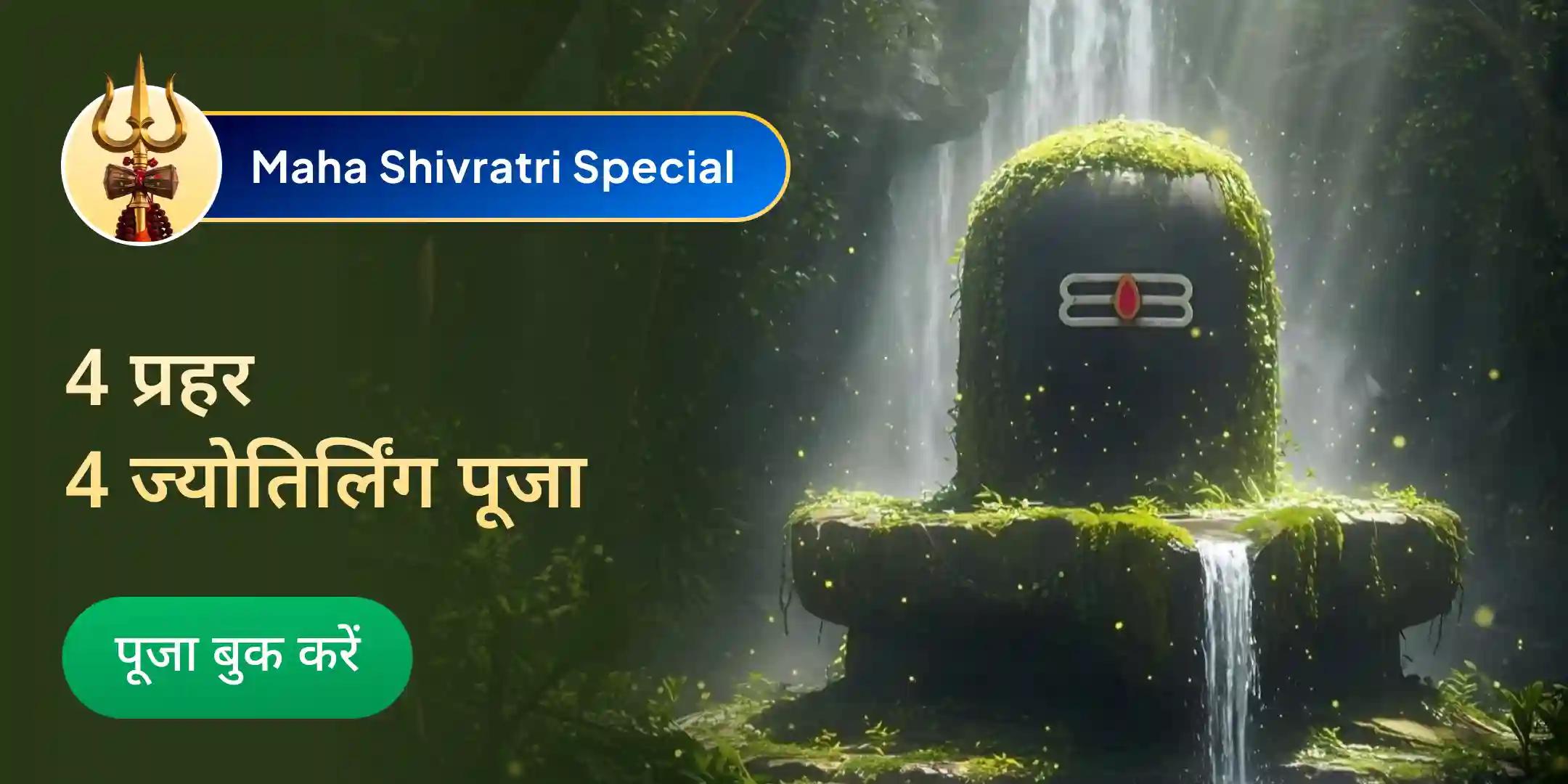 4 प्रहर 4 ज्योतिर्लिंग रुद्राभिषेक पूजा 4 प्रहर 4 ज्योतिर्लिंग रुद्राभिषेक पूजा