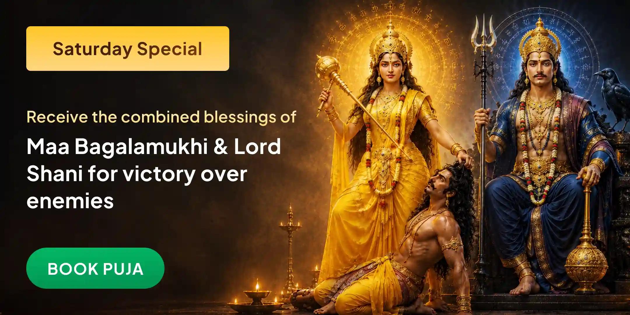 Maa Bagalamukhi Tantra Yukta Havan and Shani Til Tel Abhishek Maa Bagalamukhi Tantra Yukta Havan and Shani Til Tel Abhishek