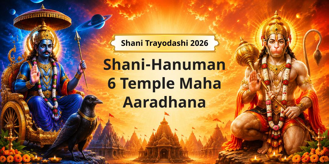Offer in the Name of Your Family at 3 Awakened Hanuman Temples and 3 Shani Temples together – Attain Complete Relief from Saturn (Shani) Afflictions Offer in the Name of Your Family at 3 Awakened Hanuman Temples and 3 Shani Temples together – Attain Complete Relief from Saturn (Shani) Afflictions
