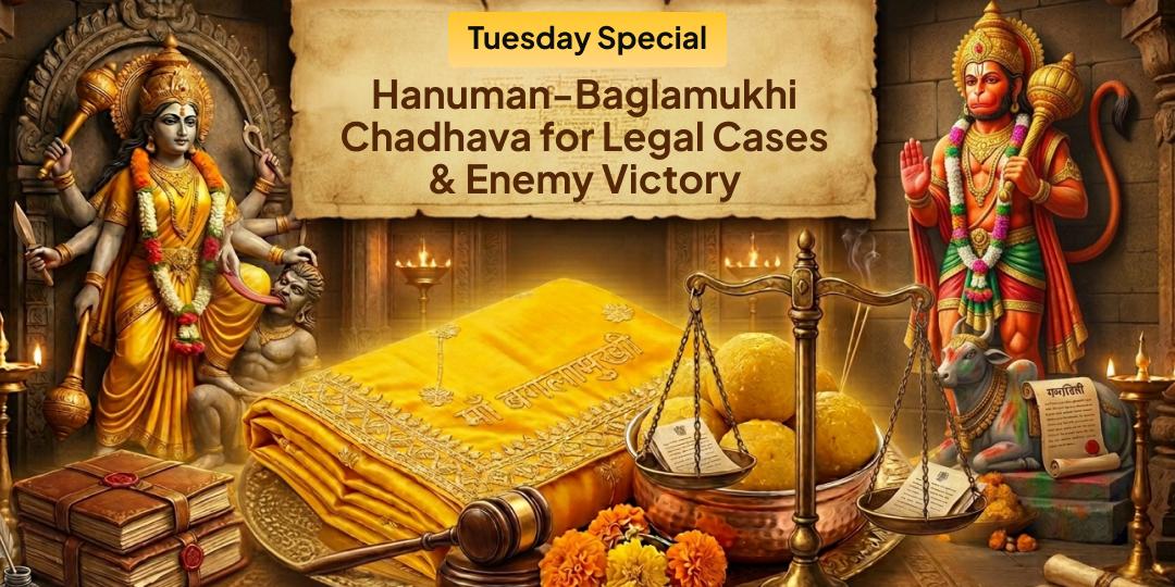 Every Enemy Has a Breaking Point. Find it with Hanuman-Baglamukhi Worship! Every Enemy Has a Breaking Point. Find it with Hanuman-Baglamukhi Worship!