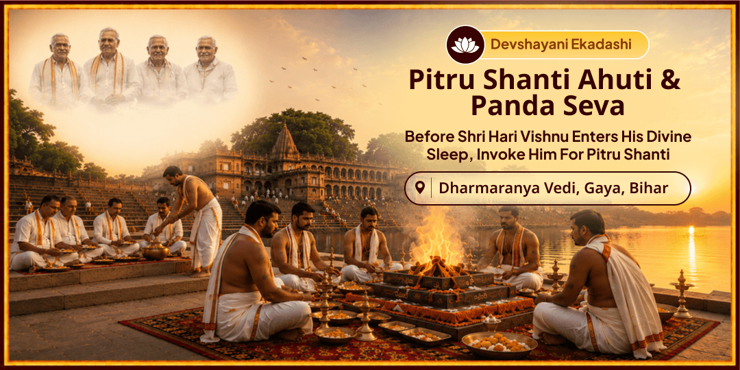 Devshayani Ekadashi - Chaturmas Begins! Resolve Pitru Doshas, Free Ancestral Souls & Restore Family Peace - Join Now! Devshayani Ekadashi - Chaturmas Begins! Resolve Pitru Doshas, Free Ancestral Souls & Restore Family Peace - Join Now!