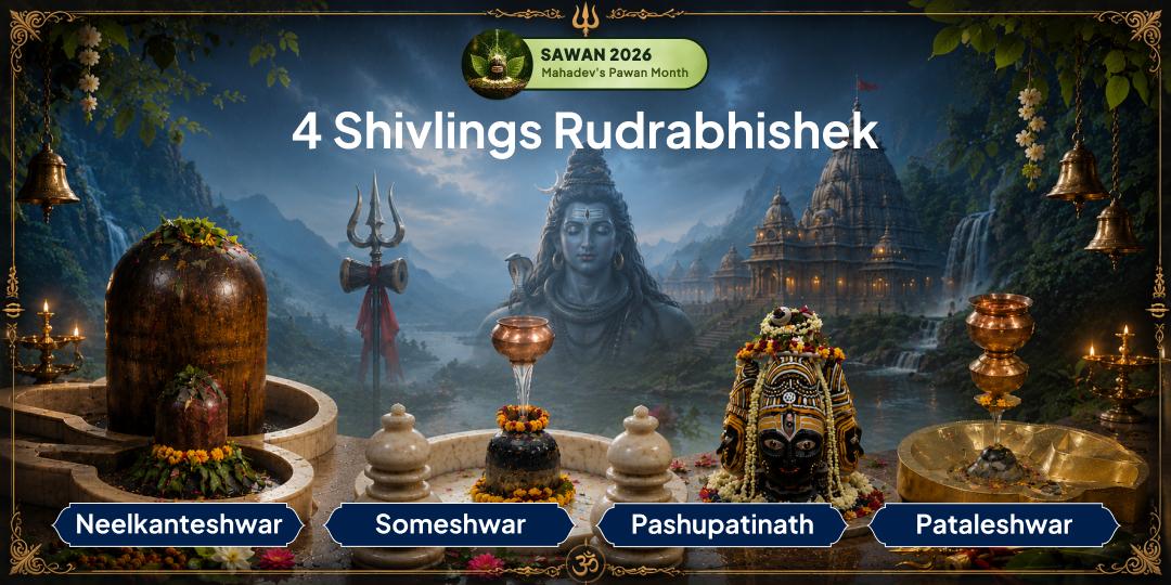 Join Sawan’s Sampoorna Sankalp - Perform Rudrabhishek at Neelkanteshwar | Someshwar | Pashupatinath | Pathaleshwar Join Sawan’s Sampoorna Sankalp - Perform Rudrabhishek at Neelkanteshwar | Someshwar | Pashupatinath | Pathaleshwar