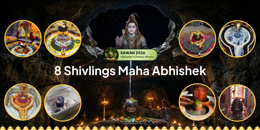 First Sawan Somwar × 8 Shivlings Maha Abhishek - Begin Mahadev's Holiest Month with the Complete Asht-Dikpal Shiva-Kavach - Join Now! First Sawan Somwar × 8 Shivlings Maha Abhishek - Begin Mahadev's Holiest Month with the Complete Asht-Dikpal Shiva-Kavach - Join Now!