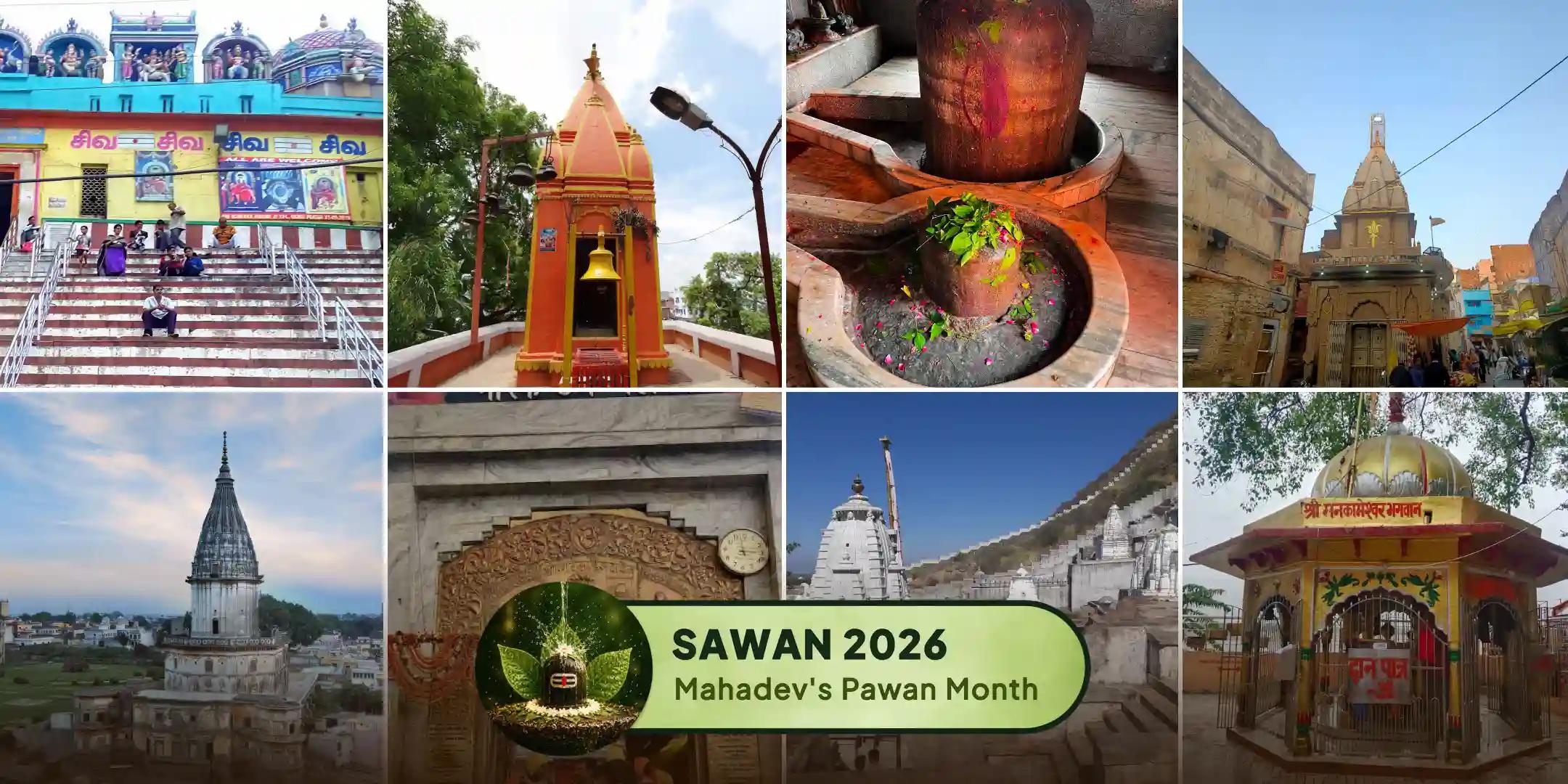 Sawan Maha Shivratri Kashi's 8 Powerful Shiv Mandir Rudrabhishek and 108 Bilva Patra Archana Mahapuja Sawan Maha Shivratri Kashi's 8 Powerful Shiv Mandir Rudrabhishek and 108 Bilva Patra Archana Mahapuja