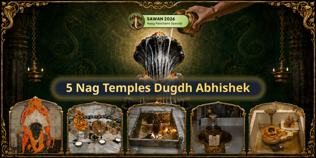 Perform Dugdh Abhishek at 5 Sacred Nag Temples - Seek Relief from Nag & Kaal Sarp Doshas Perform Dugdh Abhishek at 5 Sacred Nag Temples - Seek Relief from Nag & Kaal Sarp Doshas