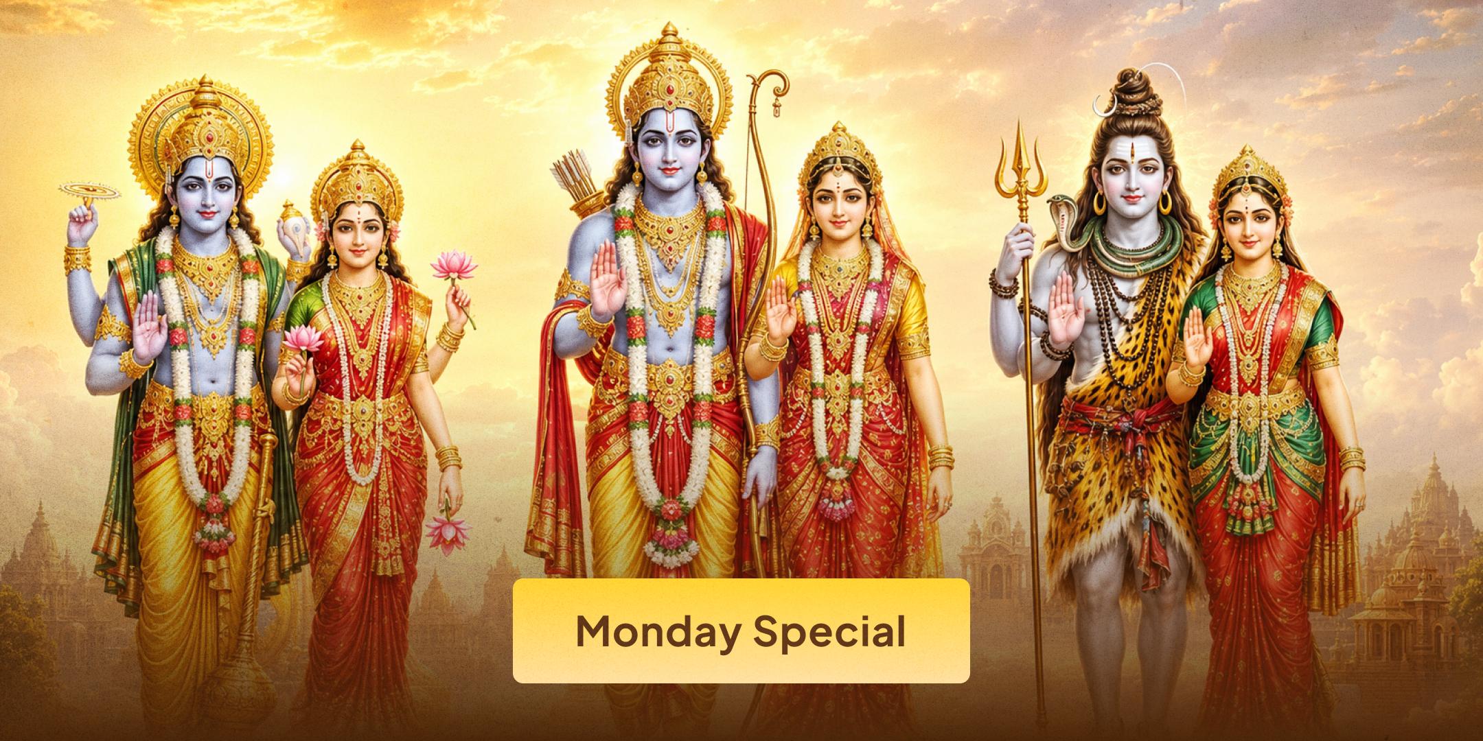 Vivah Sukh Prapti Lakshmi Narayan, Shiv Parvati, Sita Ram 3 couples 16 Upachar Puja and Maha Aarti Vivah Sukh Prapti Lakshmi Narayan, Shiv Parvati, Sita Ram 3 couples 16 Upachar Puja and Maha Aarti
