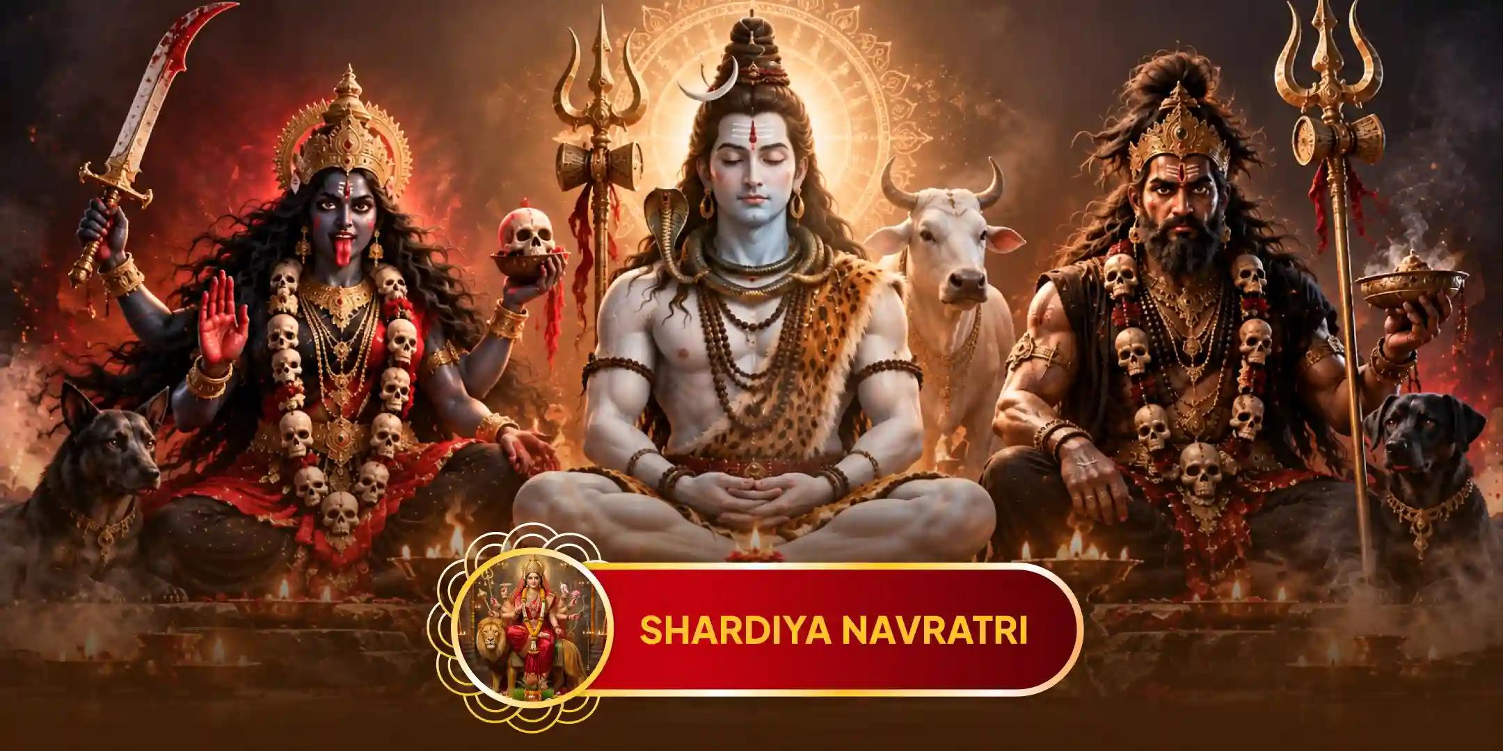 Mahadurga Ashtami: Maha Kali, Kaal Bhairav, Omkareshwar Tri Maha Shakti Puja and Homam Mahadurga Ashtami: Maha Kali, Kaal Bhairav, Omkareshwar Tri Maha Shakti Puja and Homam